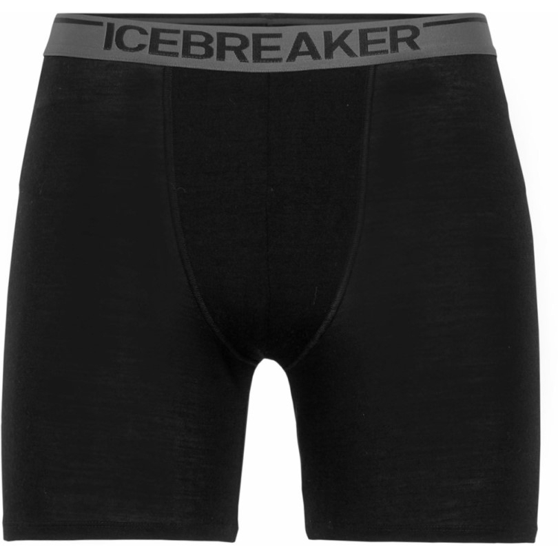 Icebreaker Anatomica Lange Boxer Herren Rei Coop Schwarz