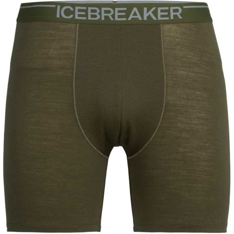 Icebreaker Anatomica Lange Boxer Herren Loden Rei Coop