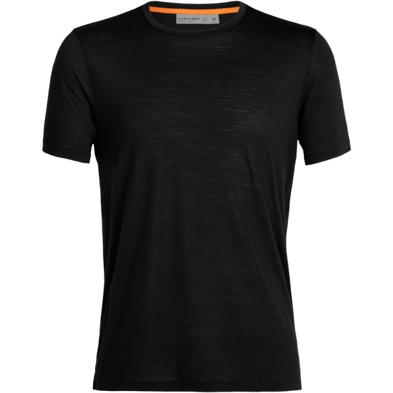 Black Icebreaker Sphere Ii Crewe T-shirt Herren Rei Coop