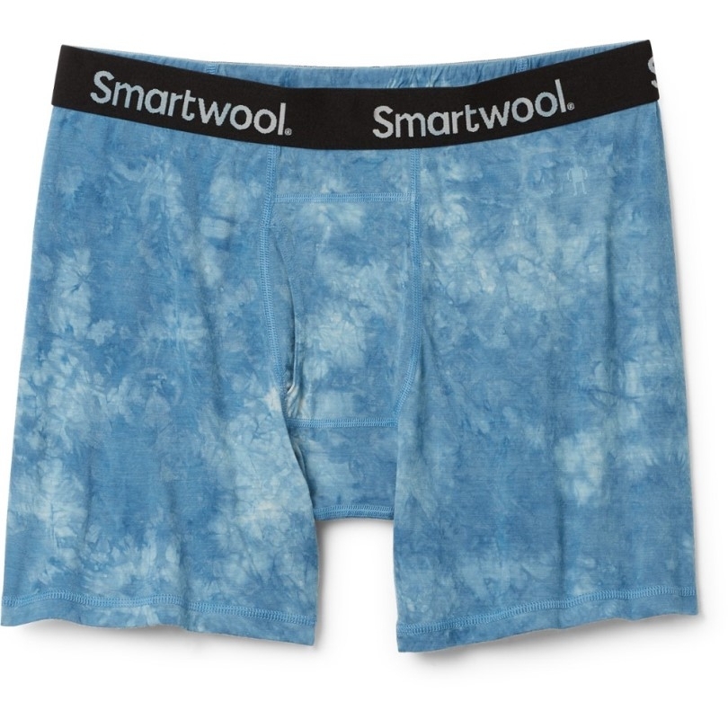 Smartwool Merino 150 Pflanzenbasierte Farbstoff Boxershorts Herren Rei Coop Indigo Marmor Waschen