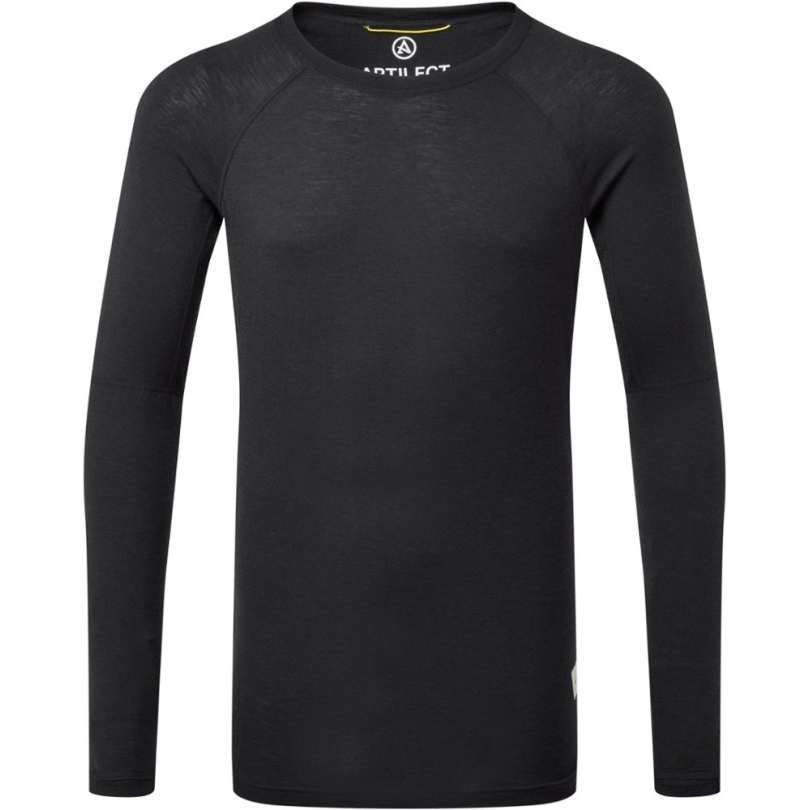 Rei Co-op Black Artilect Boulder 125 Crew Base Layer Top Herren