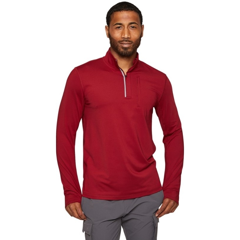 Pinot Rei Co-op Fourlaps Venture Half-Zip-Top-Männer