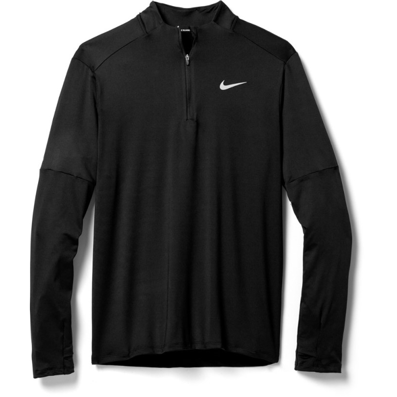 Black Rei Coop Nike Element Oberteil Mit Halbem Reißverschluss Herren