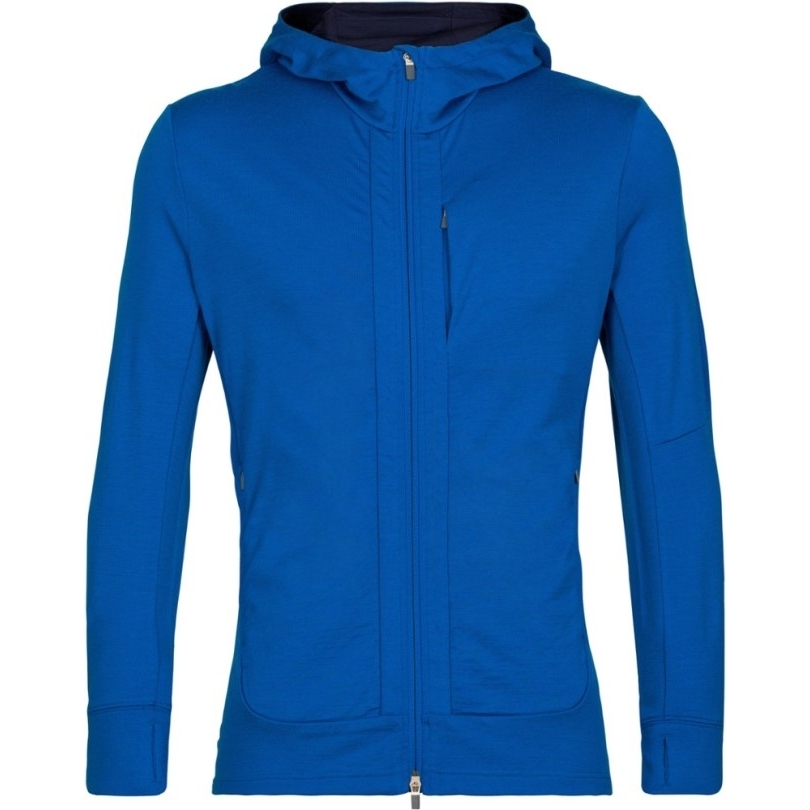 Rei Co-op Navy Icebreaker Quantum III Langarm-Hoodie Mit Reißverschluss Herren