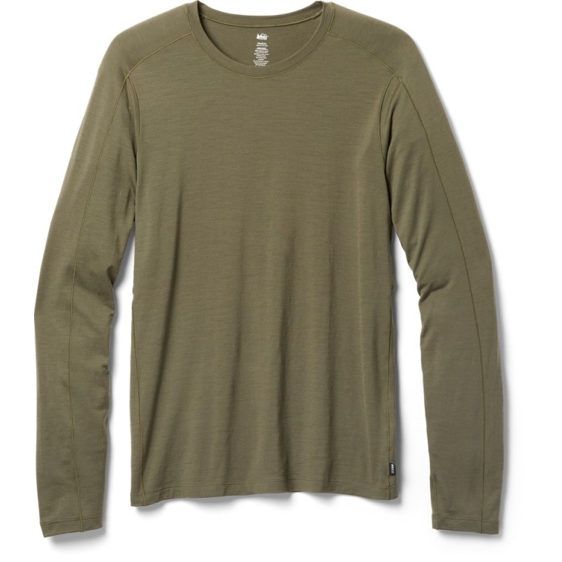 Grün Rei Coop Merino 185 Langarm Unterwäsche Top Herren
