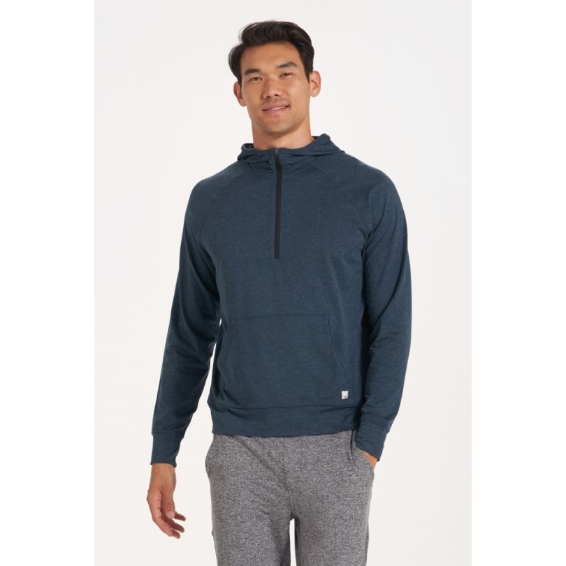 Indigo Vuori Ponto Performance Kapuzenpulli Mit Halbem Reißverschluss Herren Rei Coop