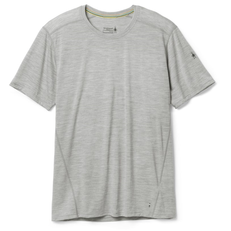 Hellgrau Rei Coop Smartwool Classic Ganzjahres Merino Unterwäsche T-shirt Herren