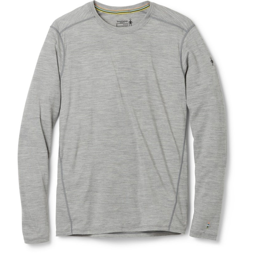 Rei Coop Smartwool Classic Allseason Merino Baselayer Langarmshirt Herren Hellgrau
