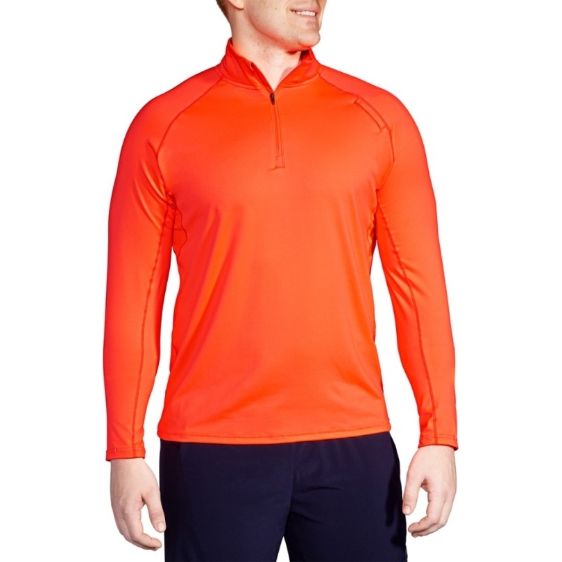Brooks Dash Top Mit Halbem Reißverschluss Für Herren Vivid Flame Rei Co-op