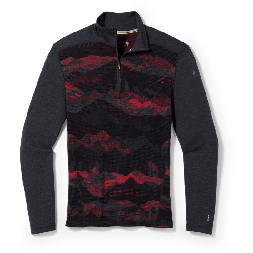 Smartwool Classic Thermal Merino Unterhemd Mit Viertelreißverschluss Herren Rei Coop Red