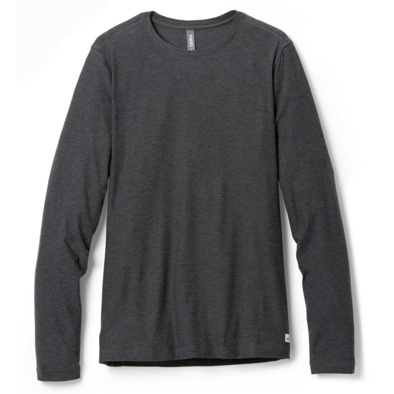 Anthrazit Rei Co-op Vuori Langarm Strato Tech T-shirt Herren