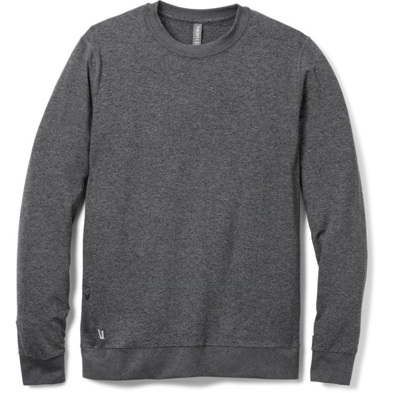 Charcoal Vuori Ponto Performance Rundhalspullover Herren Rei Coop