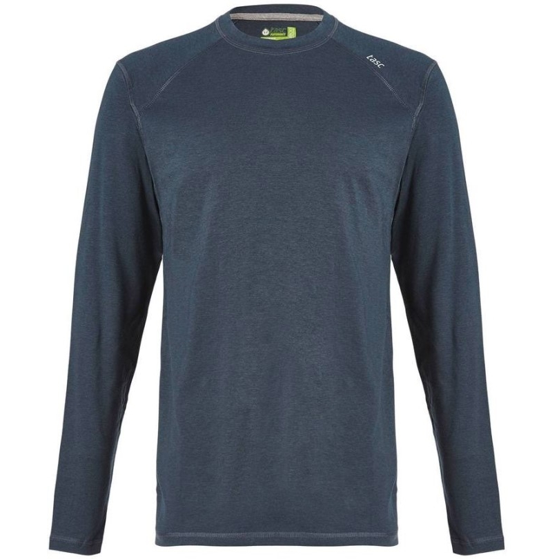 Gunmetal Rei Coop Tasc Performance Carrollton Langarm Fitness T-shirt Herren