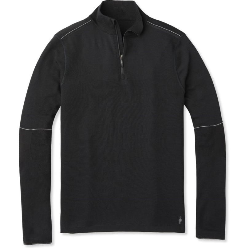 Schwarz Rei Coop Smartwool Intraknit Thermal Max Unterhemd Mit Viertelreißverschluss Herren