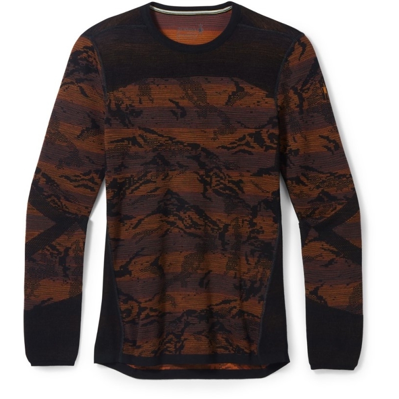 Rei Coop Black Smartwool Intraknit Thermal Merino Crew Base Layer Top Men