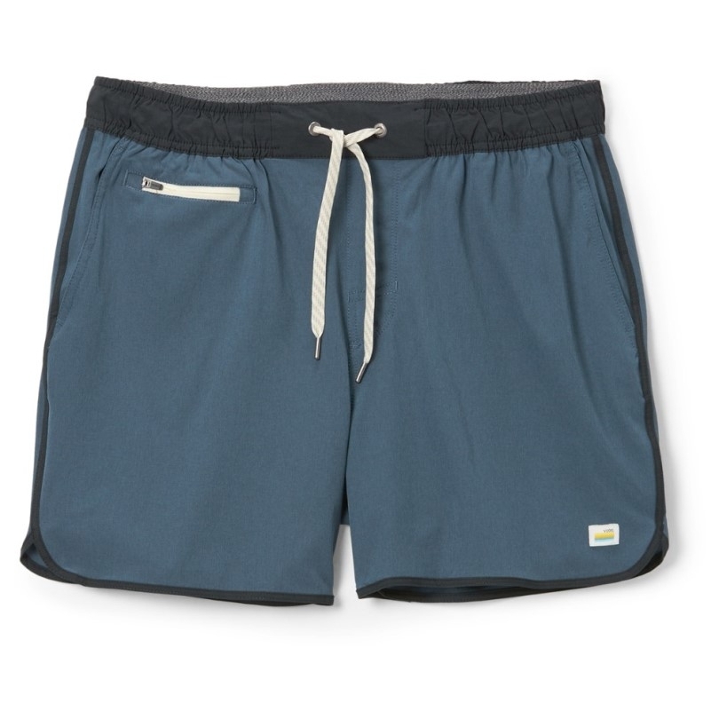 Rei Co-op Azure Linen Texture Vuori Banks Shorts Men 5 Inseam