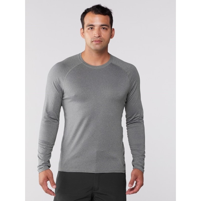 Alloy Grey Rei Co-op Leichtes Baselayer-Langarm-Crew-Top Für Herren