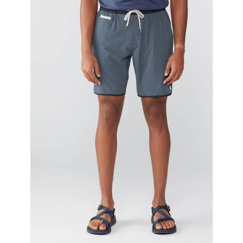 Azure Linen Texture Rei Co-op Vuori Banks Shorts Men 7.5 Inseam