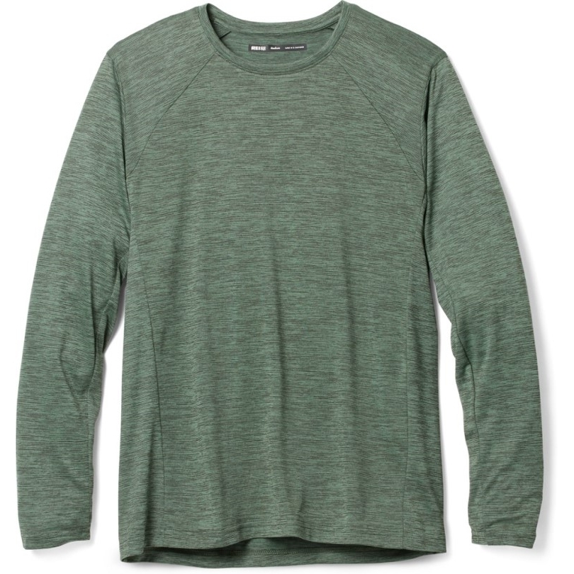 Olive Rei Coop Aktive Verfolgungen Langarm T-shirt Herren