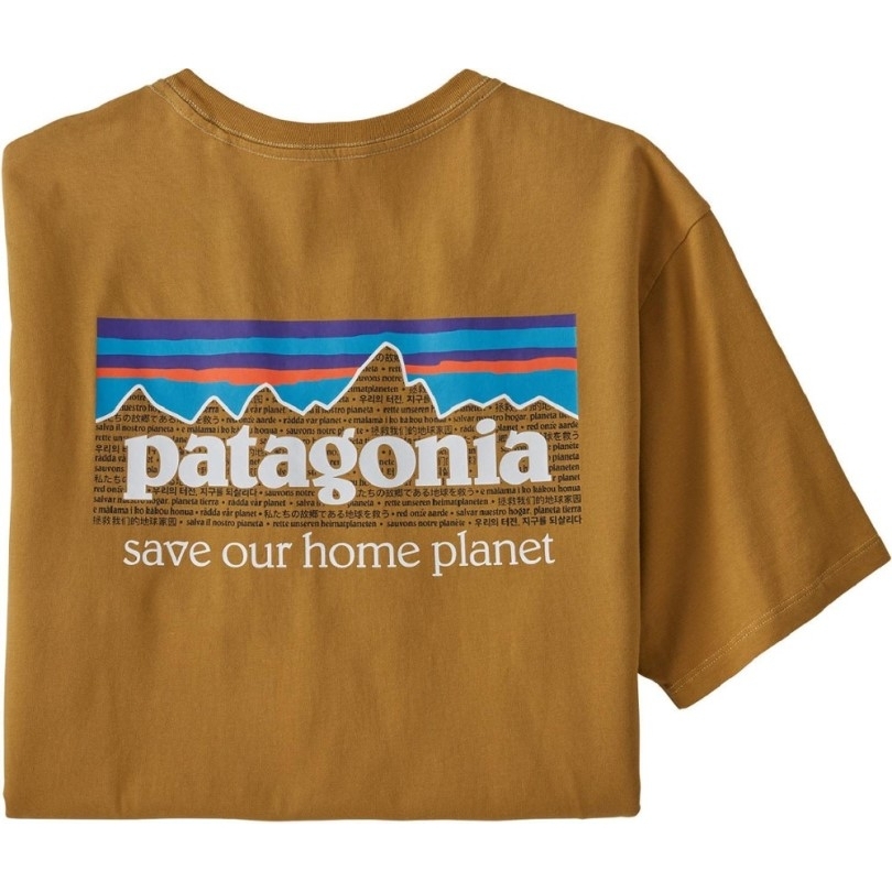 Oaks Brown Rei Co-op Patagonia P-6 Mission Organic T-Shirt Herren