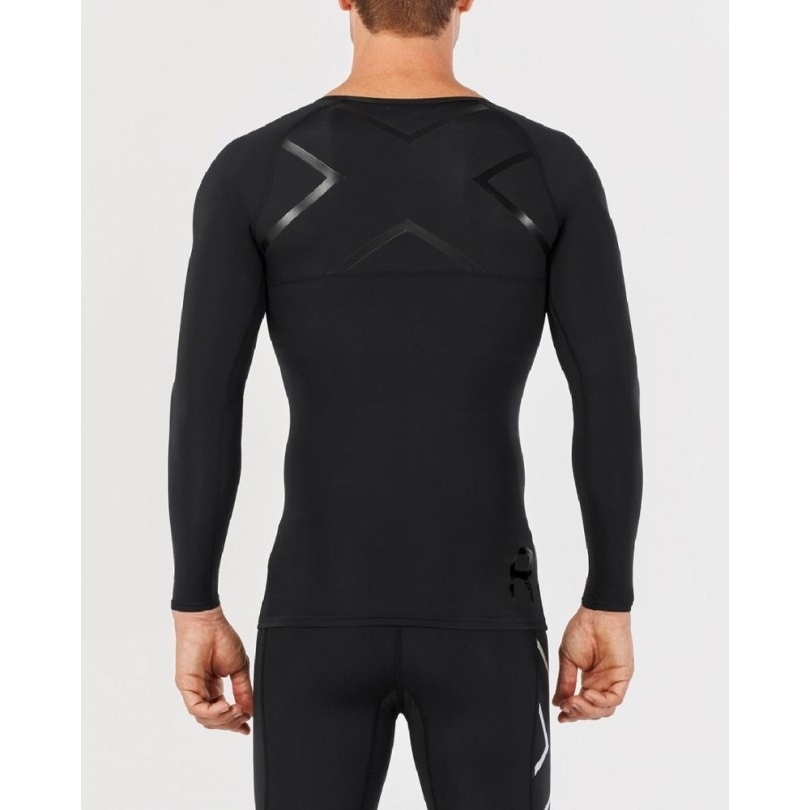 2xu Refresh Recovery Compression Longsleeve Herren Schwarz-Nero Rei Co-op