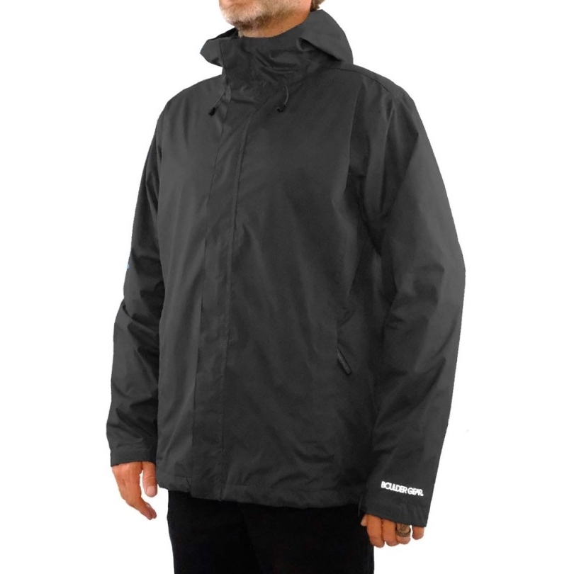 Boulder Gear Stratus Regenjacke Herren Rei Coop Schwarz