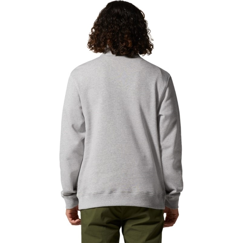 Grau Mountain Hardwear Mhw Logo Halbreißverschluss Herren Rei Coop