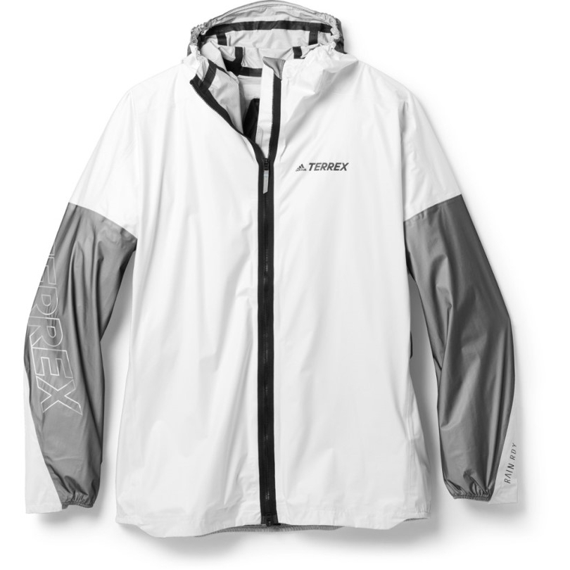Rei Coop Adidas Terrex Agravic Pro Trailrunning Regenjacke Herren Weiß