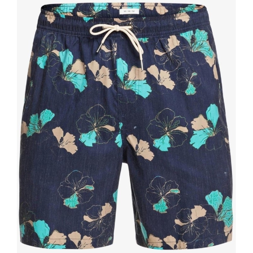 Quiksilver Waterman Lei Around 18 Volley Shorts Herren Rei Coop Navy Iris