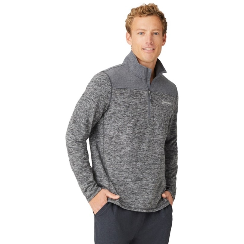 Rei Coop Rocky Spacedye Hemd Mit Halbem Reißverschluss In Farbblockdesign Mit Mockneck Für Herren