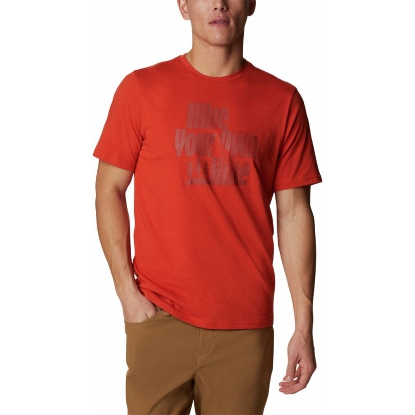 Rei Coop Lagerfeuer Wanderung Columbia Alpine Way Grafik T-shirt Herren