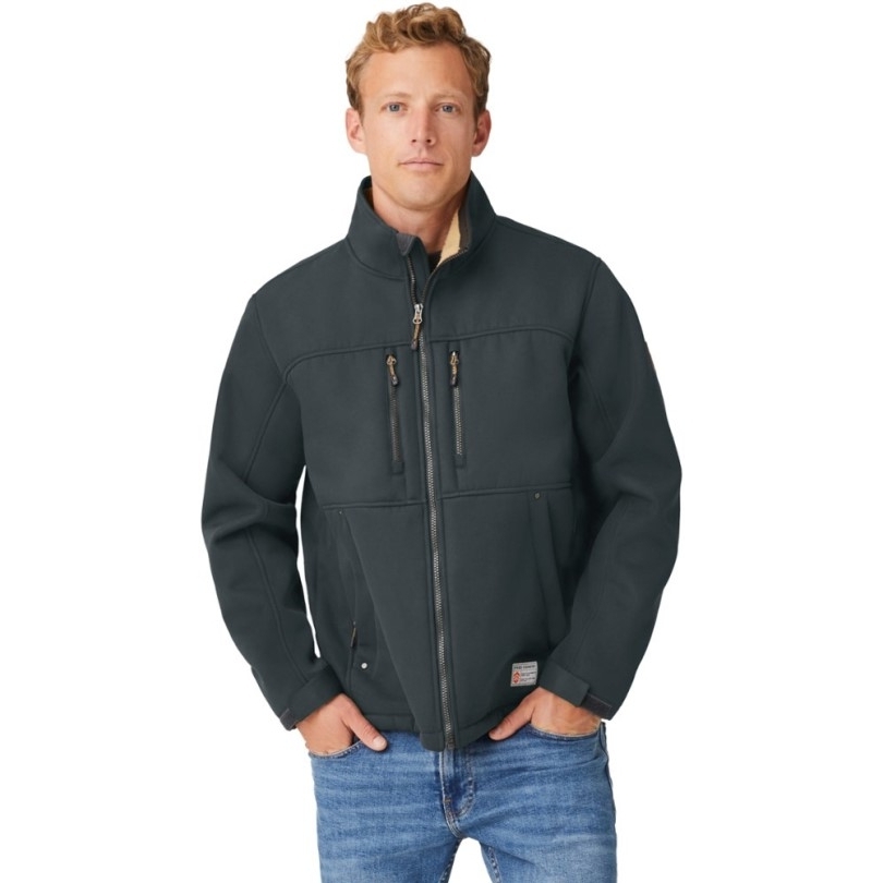 Charcoal Rei Coop Free Country Kräftige Canvas-softshelljacke Herren