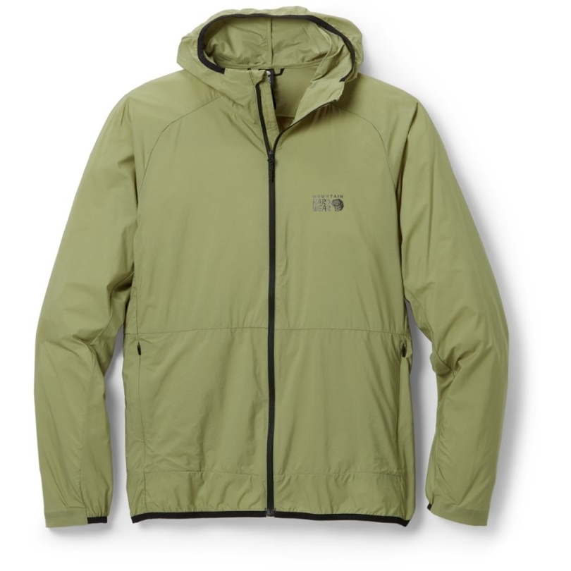 Rei Coop Mountain Hardwear Kor Airshell Hoodie Herren Light Cactus