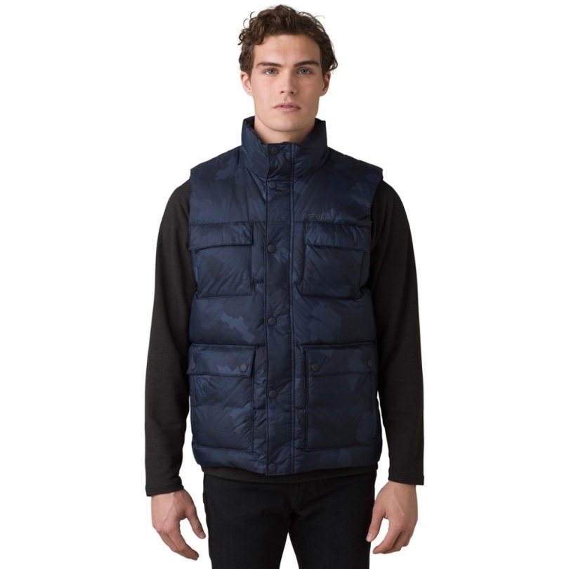 Nautische Camo Rei Coop Prana Roter Schiefer Daunenweste Herren