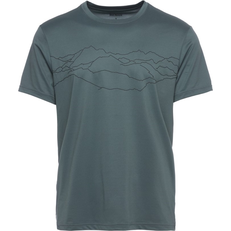 Black Diamond Genesis Tech T-shirt Herren Blau Rei Co-op