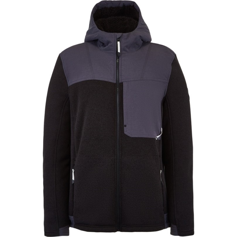 Spyder Alps Full-zip Hoodie Herren Schwarz Rei Co-op