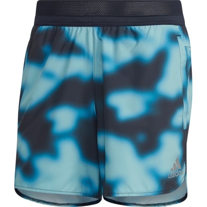 Rei Coop Blau Adidas Run Icons Logo Grafik Aop Shorts Herren
