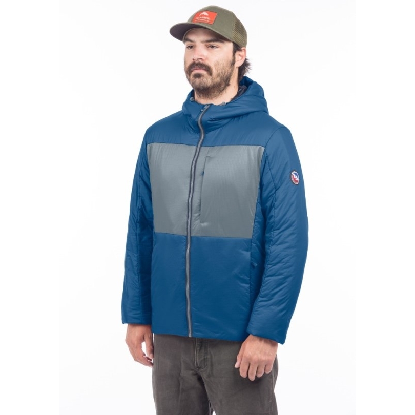 Blaue Big Agnes Barrows Isolierte Jacke Herren Rei Coop