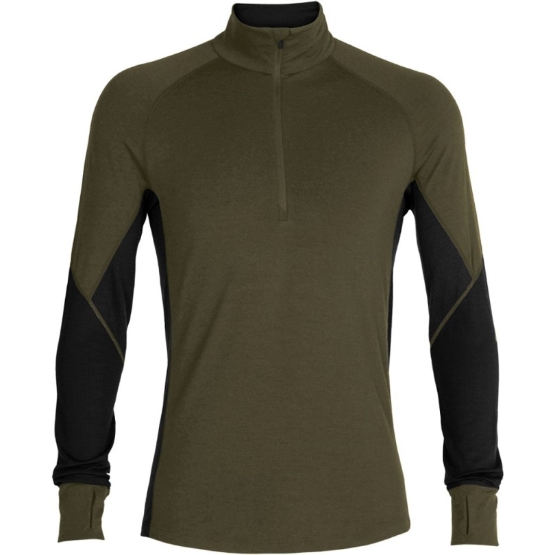 Rei Coop Bodyfitzone Merino 260 Zone Langarm Half-zip Thermoshirt Herren Schwarz