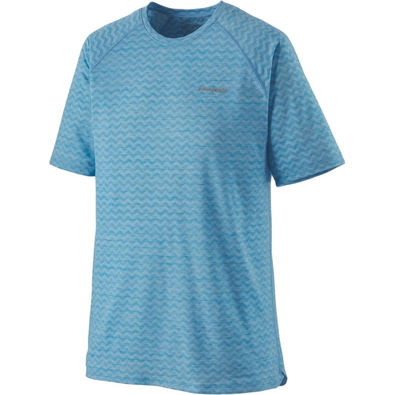 Blau Rei Coop Patagonia Ridge Flow Laufshirt Herren
