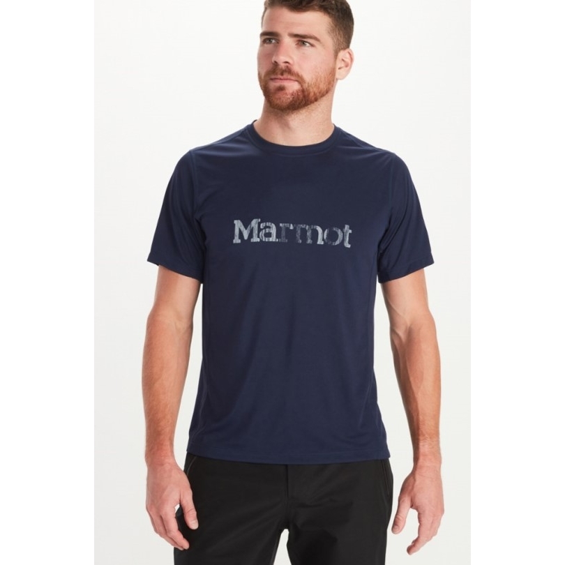 Marmot Windridge Logo T-shirt Herren Rei Coop Navy