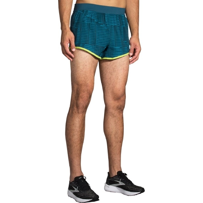 Brooks Sherpa Split Shorts Herren 3 Schrittlänge Rei Co-op Matrix Alpin