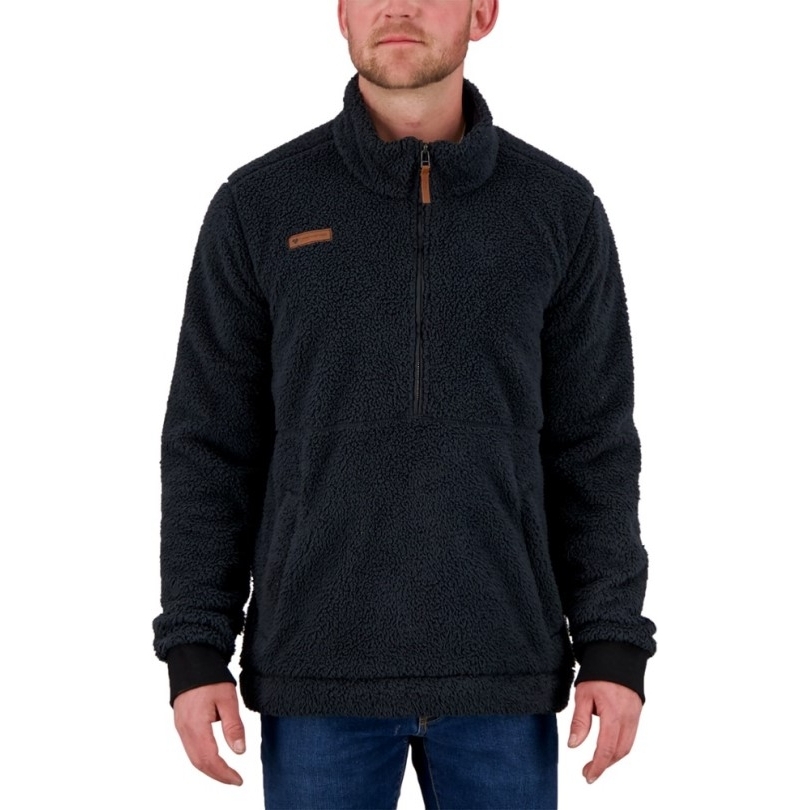 Rei Coop Obermeyer Jonah Sherpa Fleece Pullover Herren Schwarz
