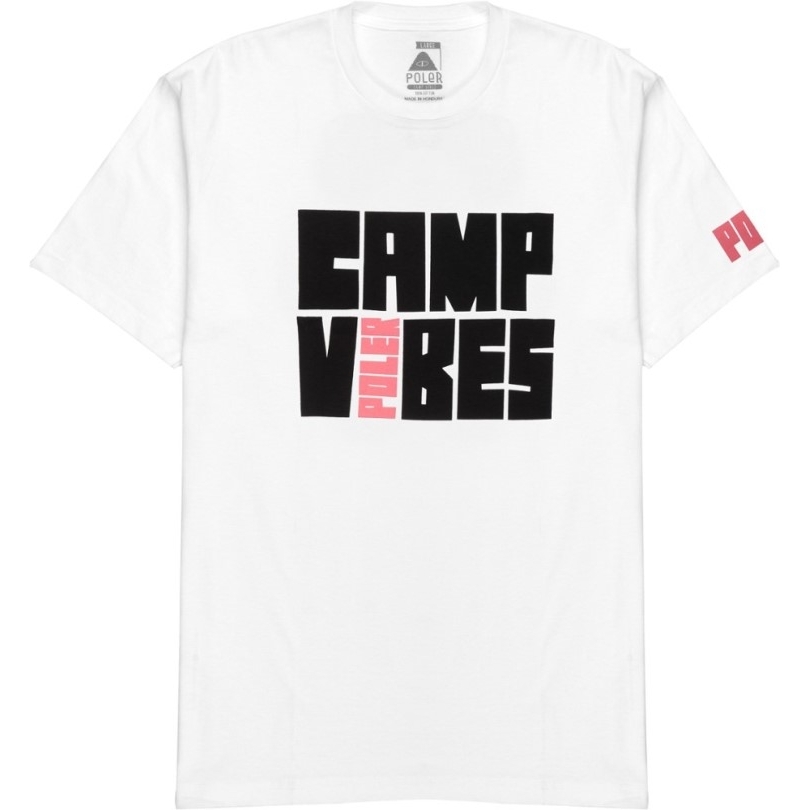 Poler Cv Stacktee Shirt Herren Weiß Rei Co-op