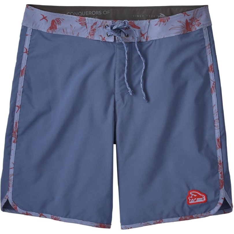 Rei Co-op Blue Patagonia Hydropeak Scallop Boardshorts Herren 18 Outseam