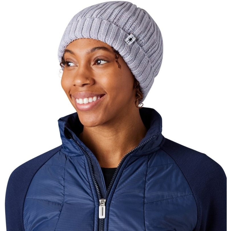 Rei Coop Lila Eclipse Smartwool Gerippte Mütze