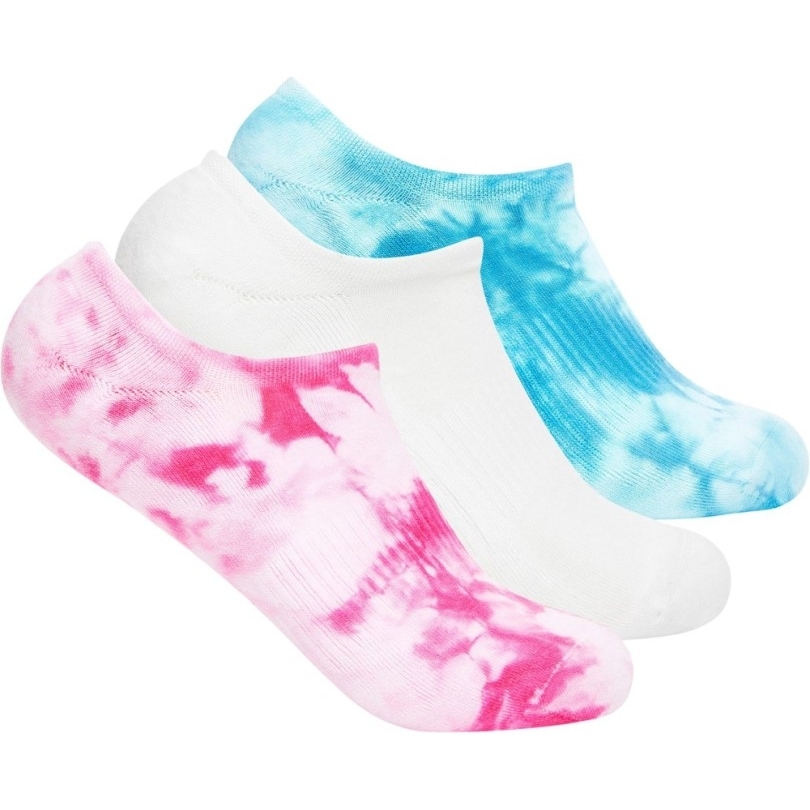 Rei Co-op Thorlo Essentials Tie-Dye No-Show Linersocken Weiß