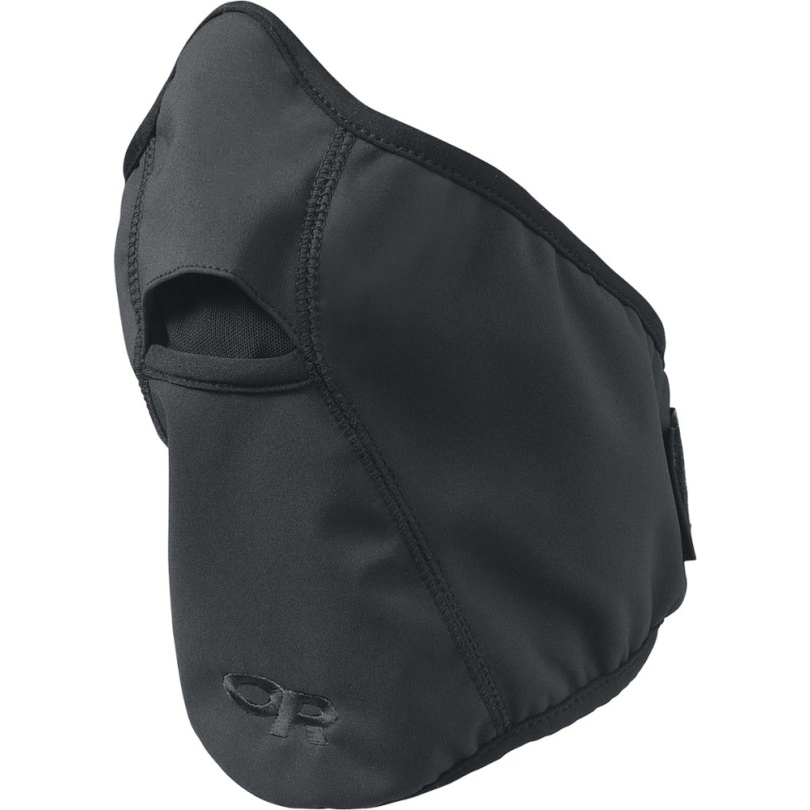 Black Rei Co-op Outdoor Research Stormtracker Gore-Tex Infinium Gesichtsmaske