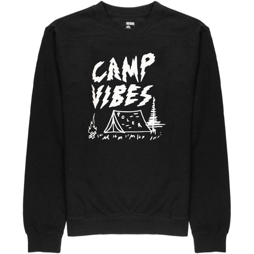 Poler Smokey Crew Sweatshirt Herren Schwarz Rei Coop
