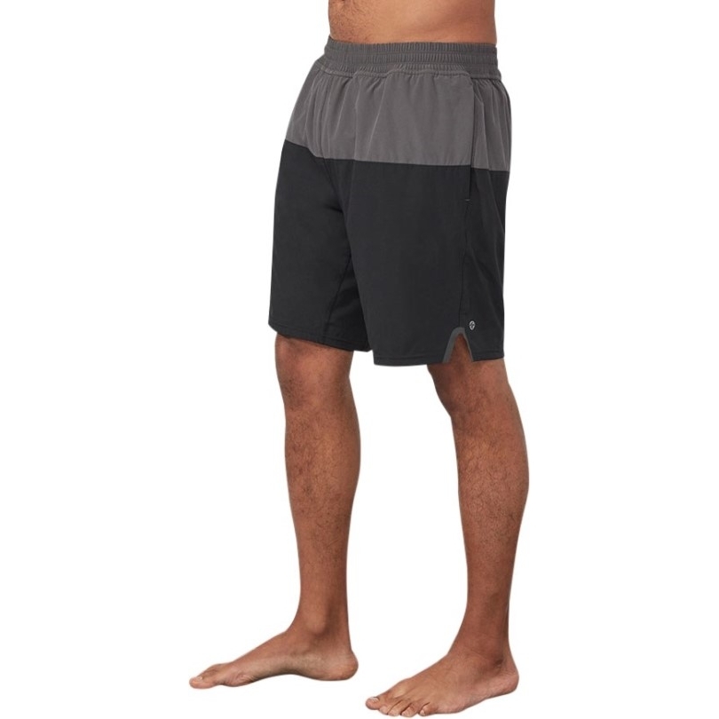 Manduka Longe Blocked Shorts Herren Schwarz Rei Coop